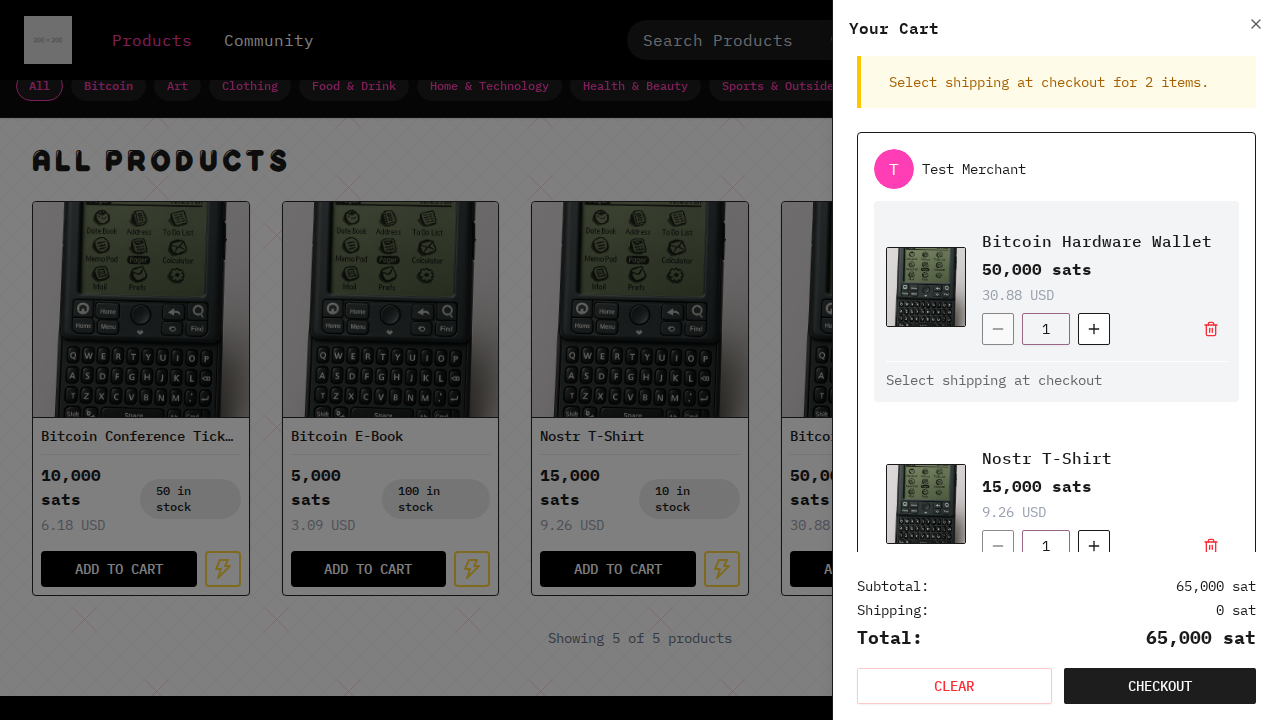 can add multiple products from same seller